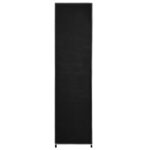 Garde-robe avec 4 compartiments Noir 175x45x170 cm – Image 5