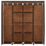 Garde-robe avec 4 compartiments Marron 175x45x170 cm – Image 4