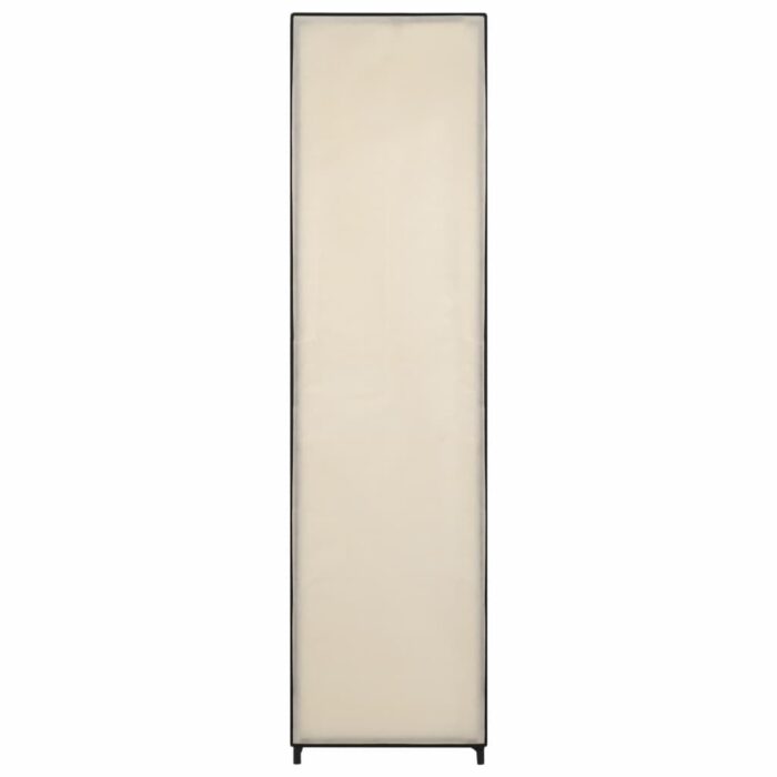 Garde-robe avec 4 compartiments Crème 175x45x170 cm – Image 5