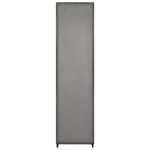 Garde-robe avec 4 compartiments Gris 175x45x170 cm – Image 5