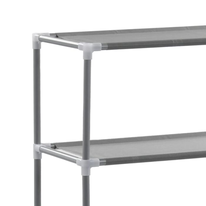 Support de rangement 3 niveaux de toilette Argenté 53x28x169 cm – Image 4