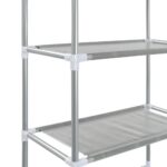 Support de rangement 3 niveaux de toilette Argenté 53x28x169 cm – Image 5