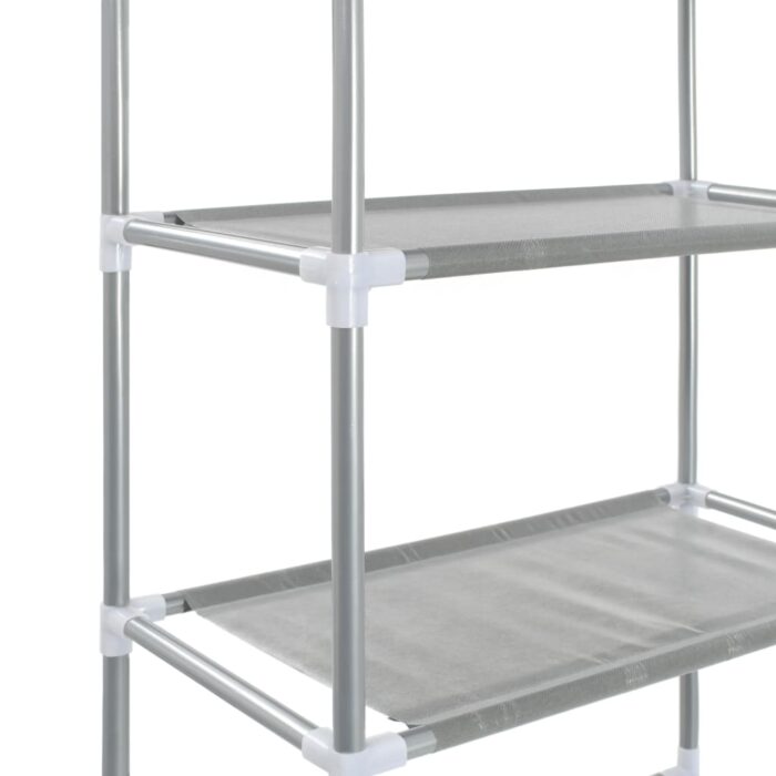 Support de rangement 3 niveaux de toilette Argenté 53x28x169 cm – Image 5