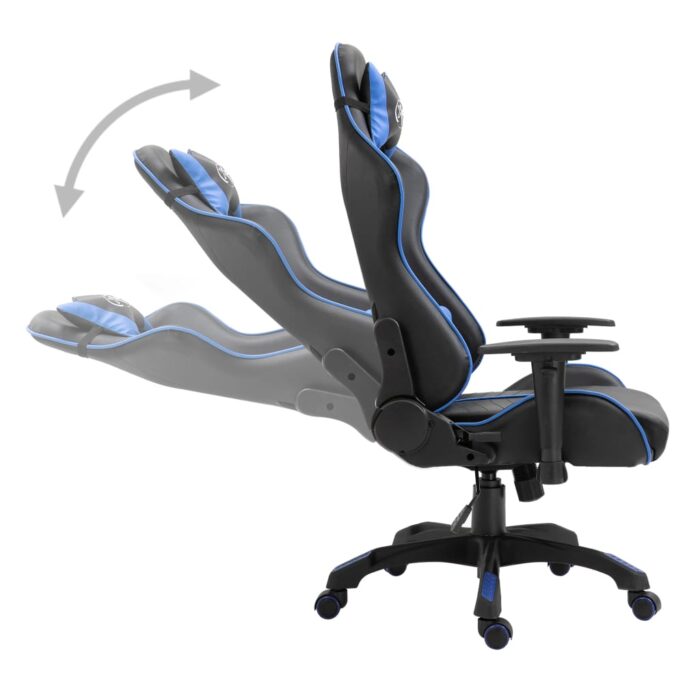 Chaise de jeu Bleu Similicuir – Image 2