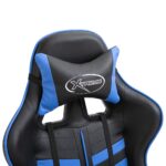 Chaise de jeu Bleu Similicuir – Image 4