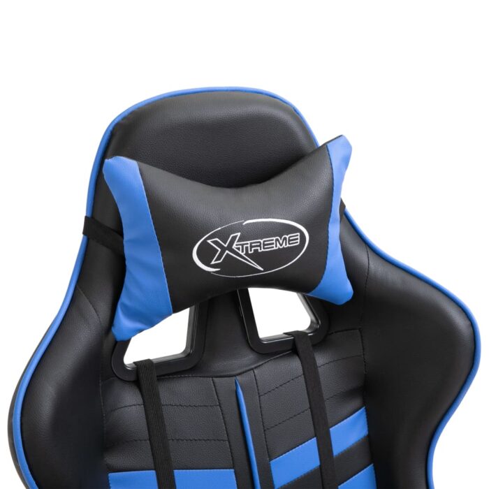 Chaise de jeu Bleu Similicuir – Image 4