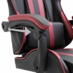 Chaise de jeu Rouge bordeaux Similicuir – Image 6