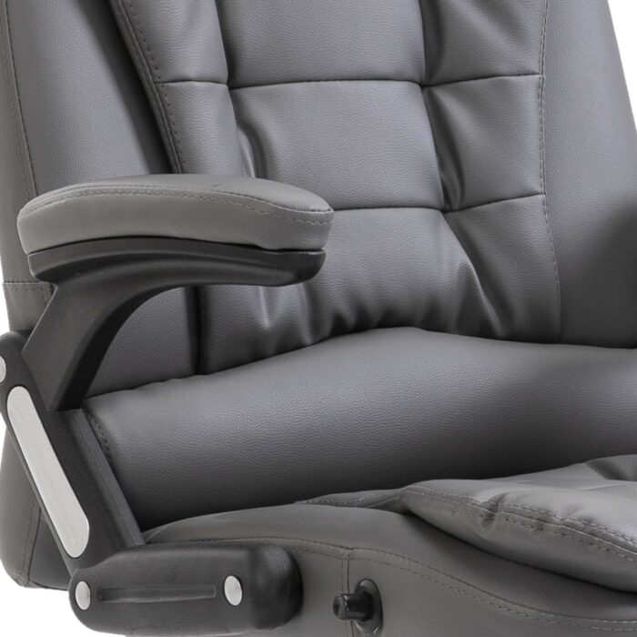 Chaise de bureau Anthracite Similicuir – Image 6