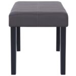 281309 Bench 106 cm Grey Faux Leather – Image 3