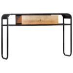 Table console 118 x 30 x 75 cm Bois de manguier massif – Image 10