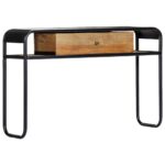 Table console 118 x 30 x 75 cm Bois de manguier massif – Image 11