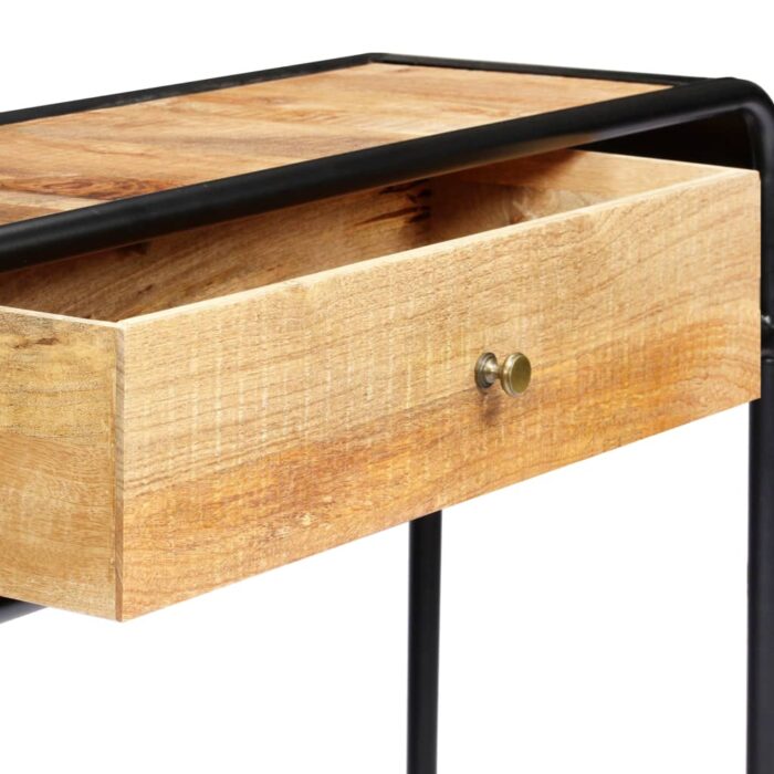 Table console 118 x 30 x 75 cm Bois de manguier massif – Image 6