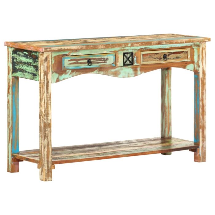Table console 120x40x75 cm Bois solide de récupération – Image 1