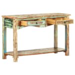 Table console 120x40x75 cm Bois solide de récupération – Image 2