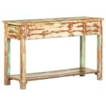Table console 120x40x75 cm Bois solide de récupération – Image 3