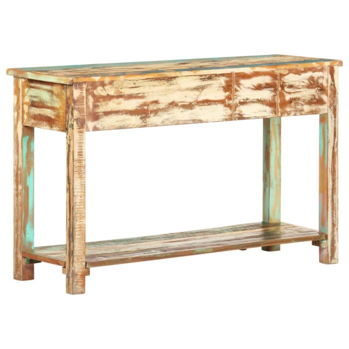 Table console 120x40x75 cm Bois solide de récupération – Image 3