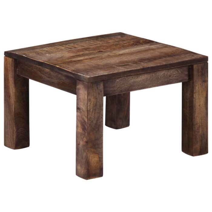 Table basse 50x50x35 cm Bois de manguier massif – Image 10