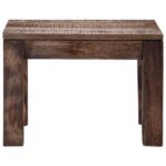 Table basse 50x50x35 cm Bois de manguier massif – Image 2