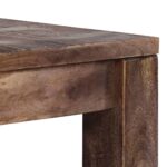 Table basse 50x50x35 cm Bois de manguier massif – Image 4
