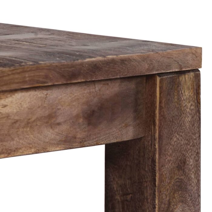 Table basse 50x50x35 cm Bois de manguier massif – Image 4