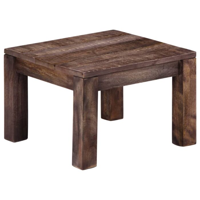 Table basse 50x50x35 cm Bois de manguier massif – Image 7