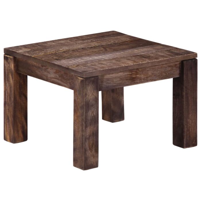 Table basse 50x50x35 cm Bois de manguier massif – Image 8