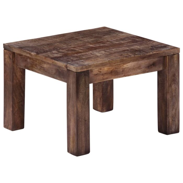 Table basse 50x50x35 cm Bois de manguier massif – Image 9