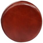 Tabourets de bar lot de 2 cuir véritable – Image 3