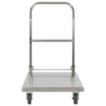 Chariot à plateforme Argenté 82x53x86 cm Acier inoxydable – Image 2