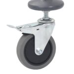 Chariot de cuisine pour 16 plateaux 38x55x163 cm Inox – Image 4