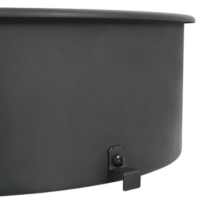 Kit d'anneau de rôtissoire de barbecue 57 cm Noir – Image 3