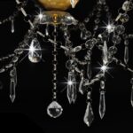 Lustre 2 couches Doré 15 ampoules E14 – Image 3