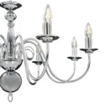Lustre Argenté 8 ampoules E14 – Image 11