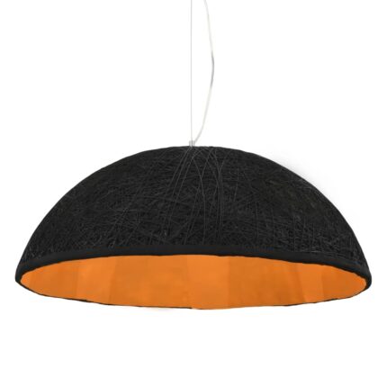 Lampe suspendue Noir et doré Ø70 cm E27