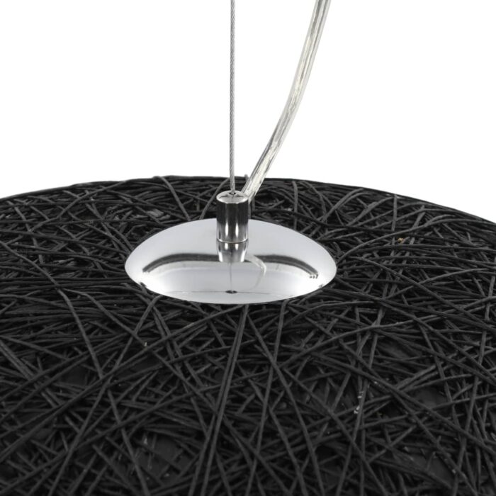 Lampe suspendue Noir et doré Ø70 cm E27 – Image 8