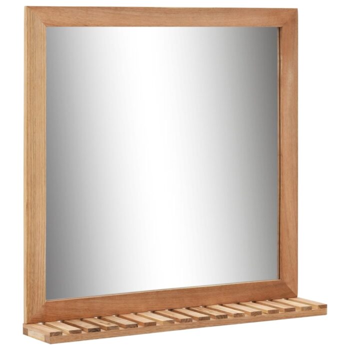 VXL8719883590691_a_en_hd_1.jpg Miroir de salle de bain 60 x 12 x 62 cm Bois de noyer massif – Image 1