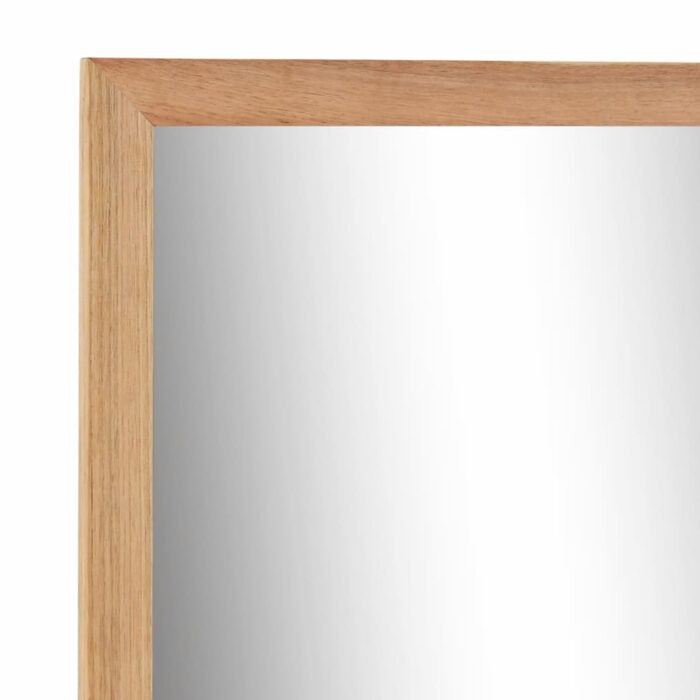 Armoire pour lavabo avec miroir Bois de noyer massif – Image 10
