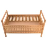 Banc de rangement 93x49x49 cm Bois de noyer massif – Image 4