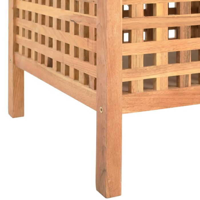 Banc de rangement 93x49x49 cm Bois de noyer massif – Image 6