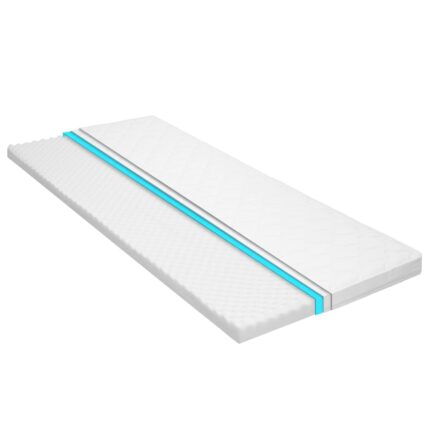 Sur-matelas 100 x 200 cm Mousse froide Profil d'œuf 6 cm
