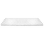 Sur-matelas 100 x 200 cm Mousse froide Profil d'œuf 6 cm – Image 4