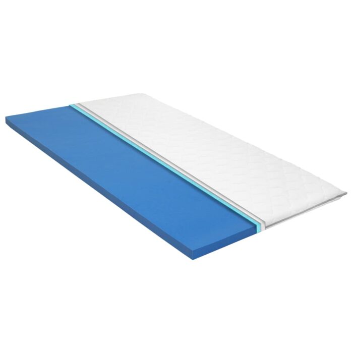 Sur-matelas 160 x 200 cm Mousse à mémoire de forme Visco 6 cm – Image 1