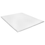 Sur-matelas 160 x 200 cm Mousse à mémoire de forme Visco 6 cm – Image 4