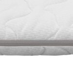 Sur-matelas 160 x 200 cm Mousse à mémoire de forme Visco 6 cm – Image 7
