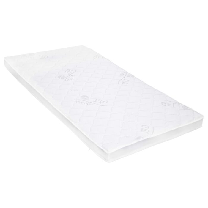 Sur-matelas 90 x 200 cm Mousse de gel 7 cm – Image 3