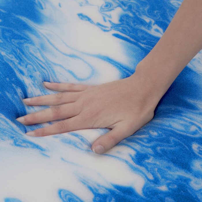 Sur-matelas 100 x 200 cm Mousse de gel 7 cm – Image 2