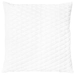 Oreillers lot de 2 80x80x14 cm Mousse à mémoire de forme – Image 4