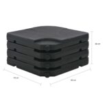 Parasol de jardin avec base portable anthracite – Image 12