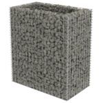 Lit surélevé à gabion Acier galvanisé 90x50x100 cm – Image 2