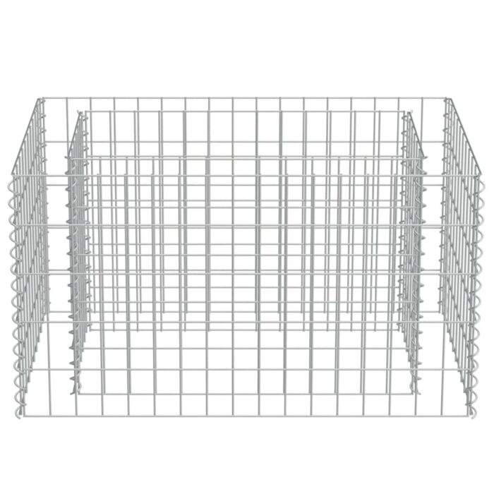 VXL8719883592046_g_en_hd_3.jpg Lit surélevé à gabion Acier galvanisé 90x50x50 cm – Image 3